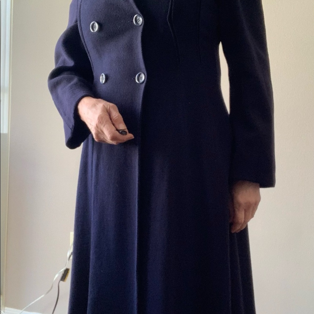 Vintage wool coat dress.